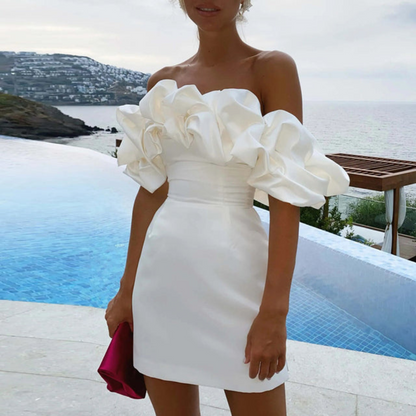 Valencia | Women’s Wedding Guest Ruffle Mini Dress