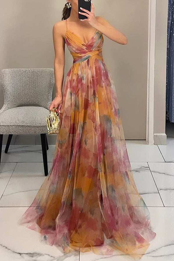 Seraphina | Women’s Elegant Pleated Maxi Dress