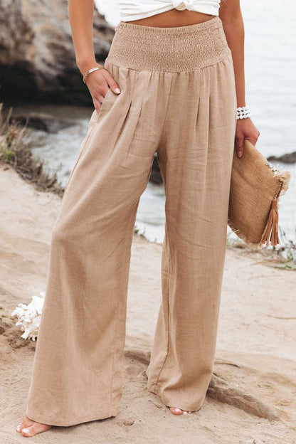 Sienna | Women’s High Waist Wide Leg Trousers