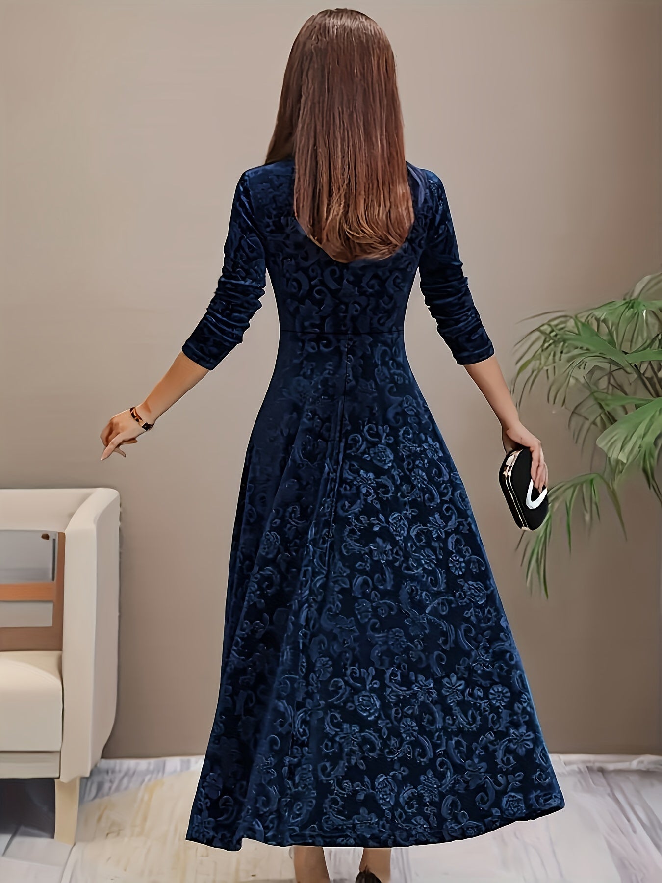 Amery | Women’s Square Neck Party Dress