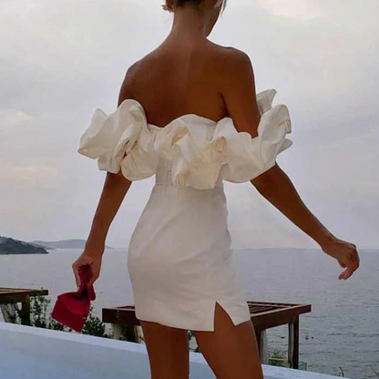 Valencia | Women’s Wedding Guest Ruffle Mini Dress