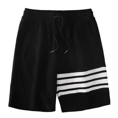 Landon | Men’s Stripe Drawstring Shorts