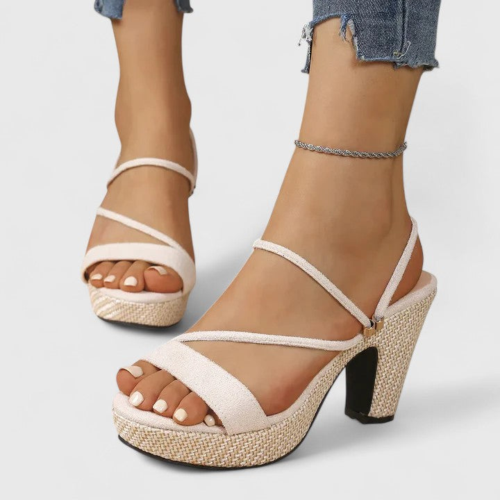Veda | Women’s Sophisticated Strappy Platform Heels