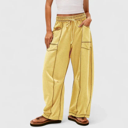 Sable | Women’s Comfortable Drawstring Wide Leg Trousers
