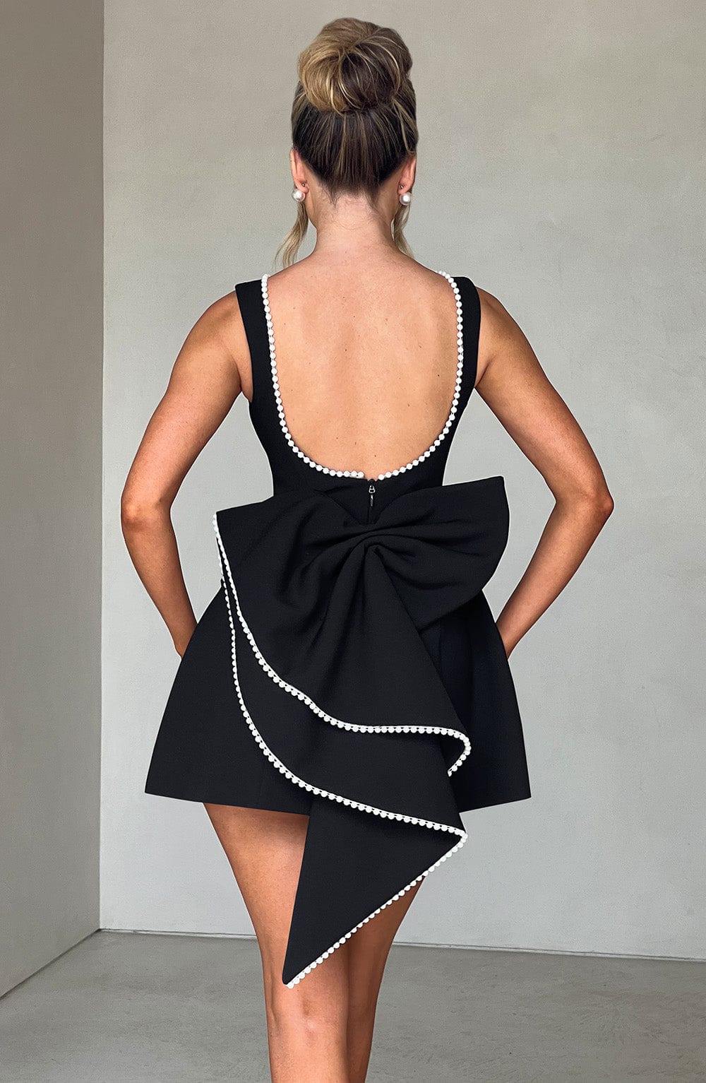 Mallory | Women’s Wedding Guest Structured Mini Dress