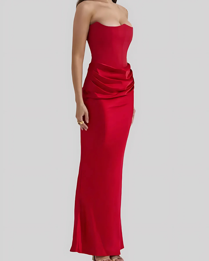 Marianne | Women’s Wedding Guest Draped Maxi Dress
