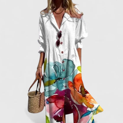 Hazel | Women’s Boho Midi Dress