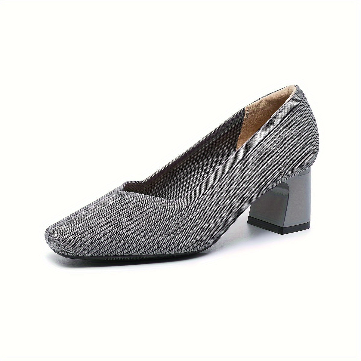 Tanya | Women’s Textured Block Heel Pumps