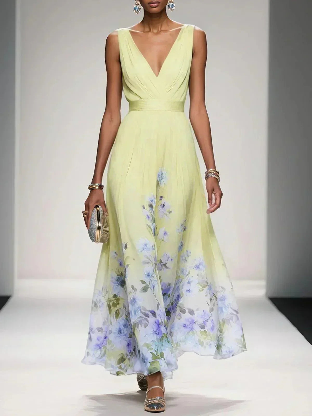 Celestia | Women’s Floral Wedding Maxi Dress