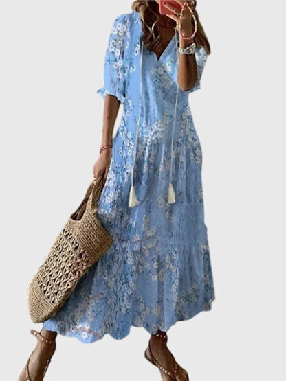Aureline | Women’s V-Neck Midi Dress