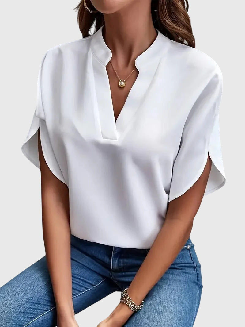 Madison | Women’s Soft Elegant V-Neck Blouse
