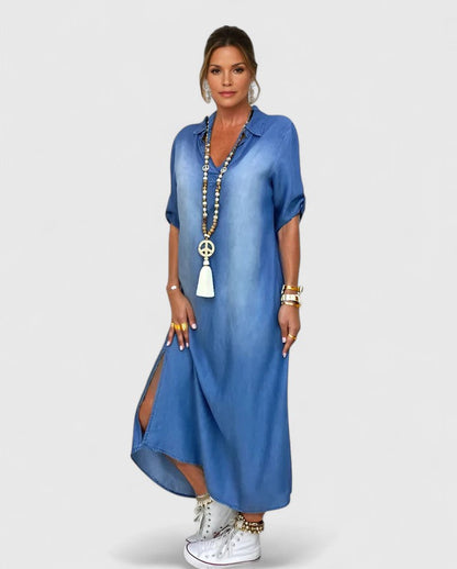 Elayne | Women’s Sophisticated Split Hem Maxi Dress