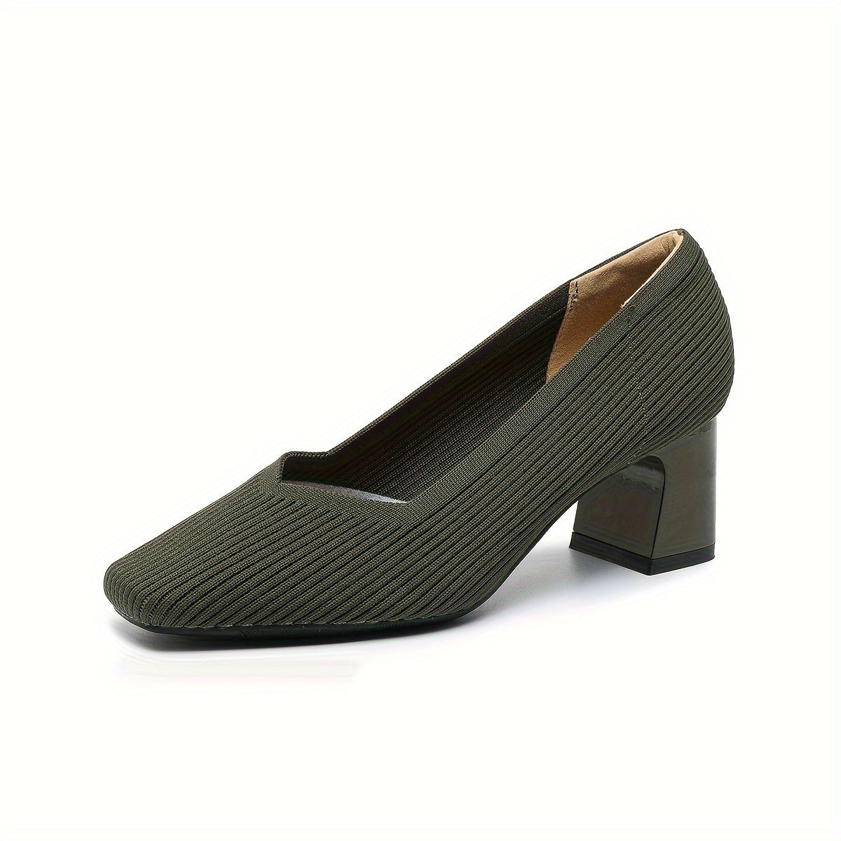 Tanya | Women’s Textured Block Heel Pumps