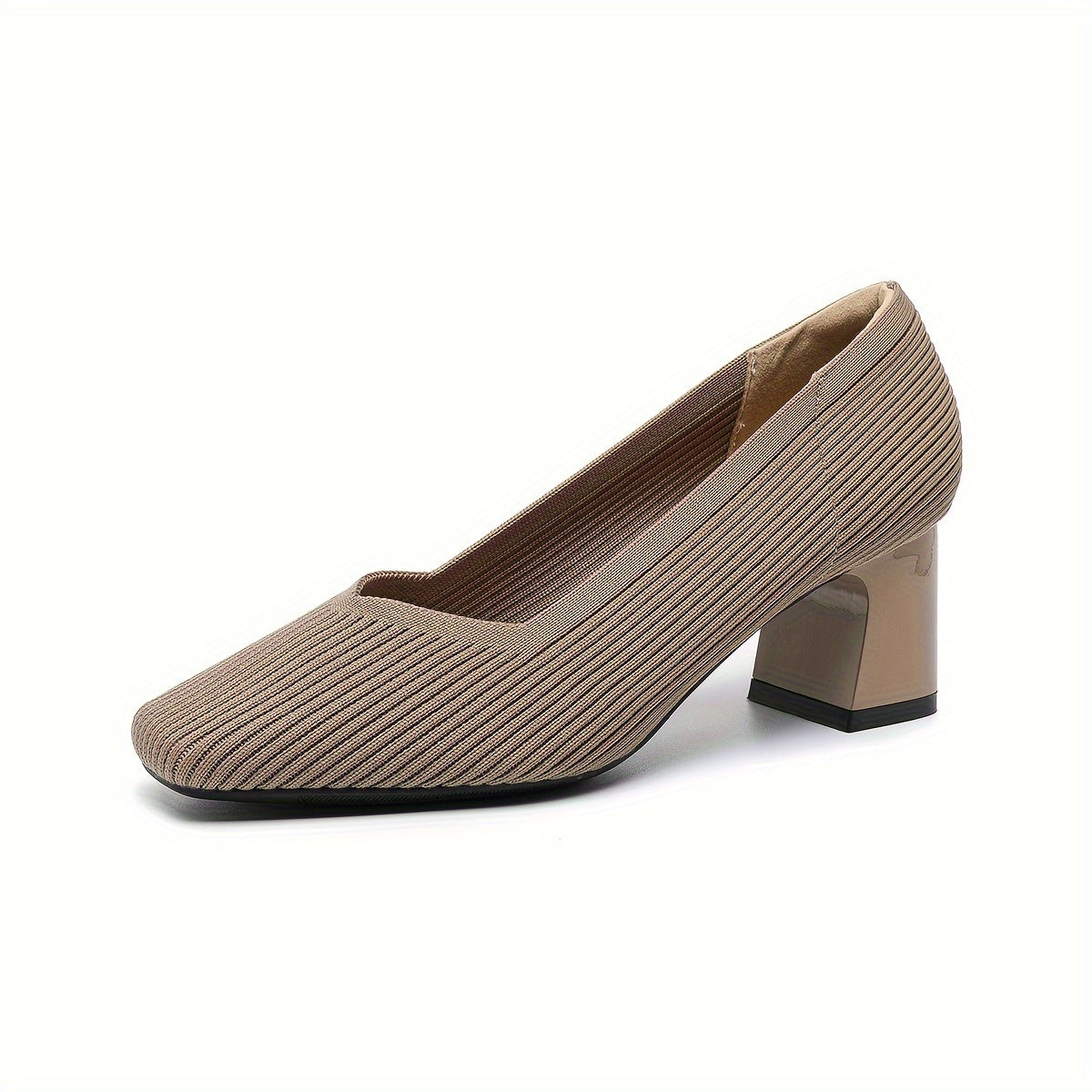 Tanya | Women’s Textured Block Heel Pumps