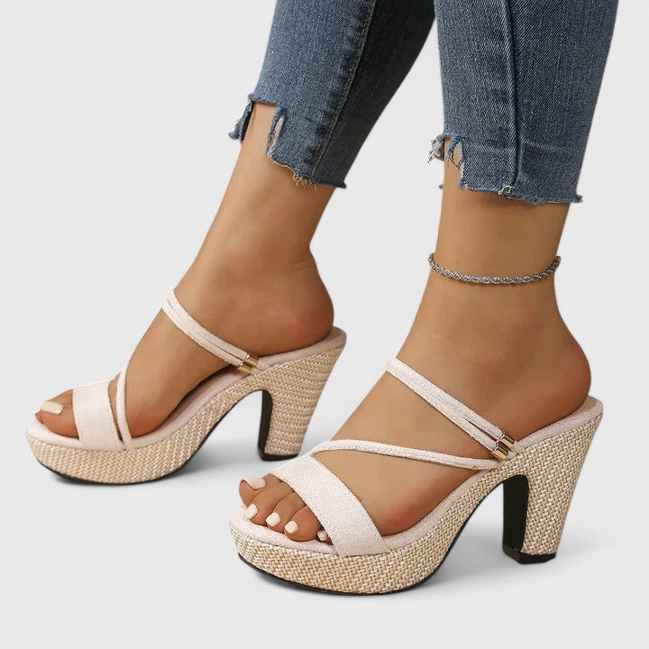 Veda | Women’s Sophisticated Strappy Platform Heels