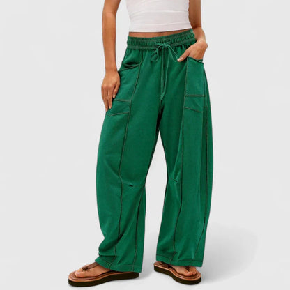 Sable | Women’s Comfortable Drawstring Wide Leg Trousers