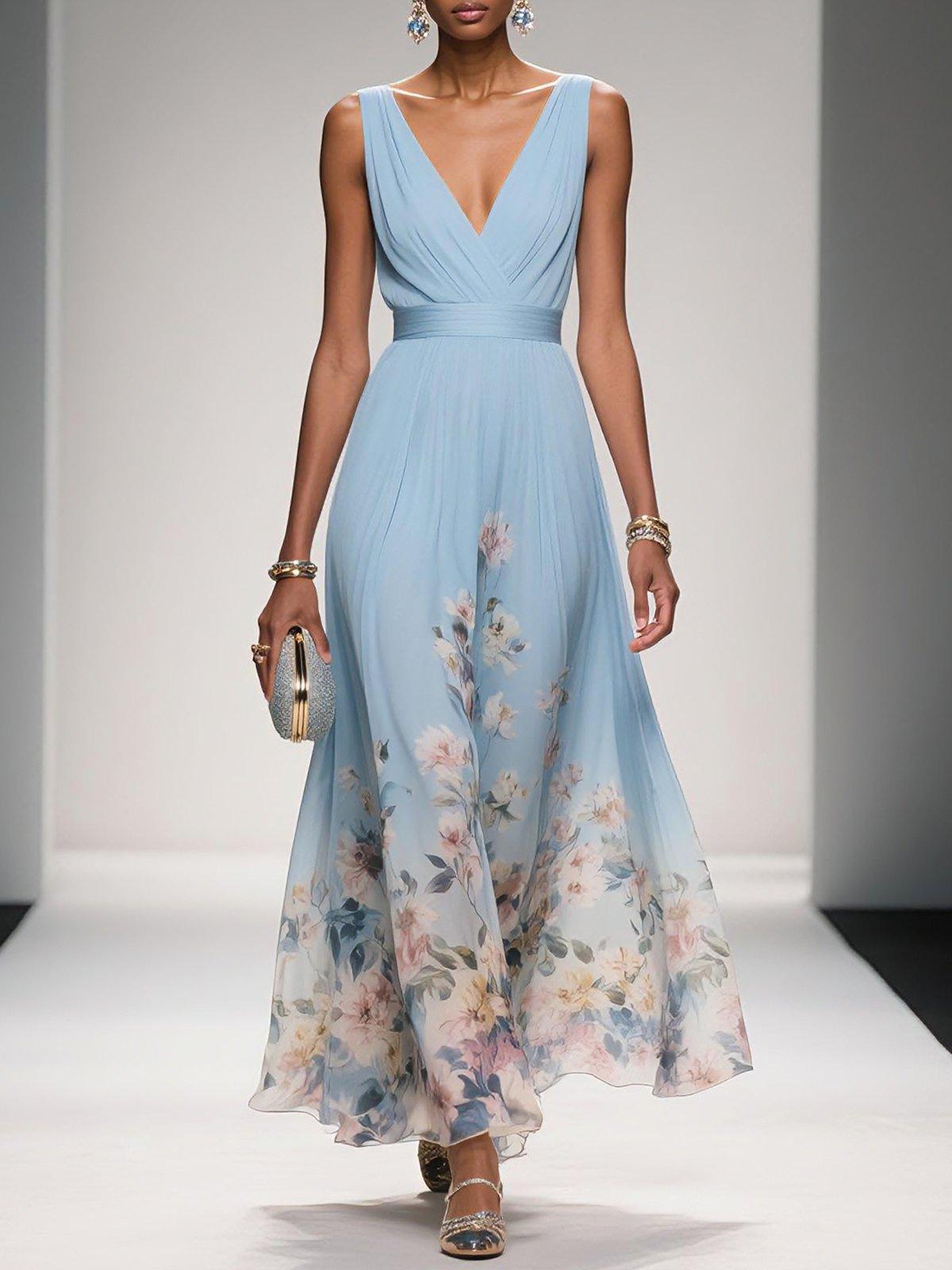 Celestia | Women’s Floral Wedding Maxi Dress