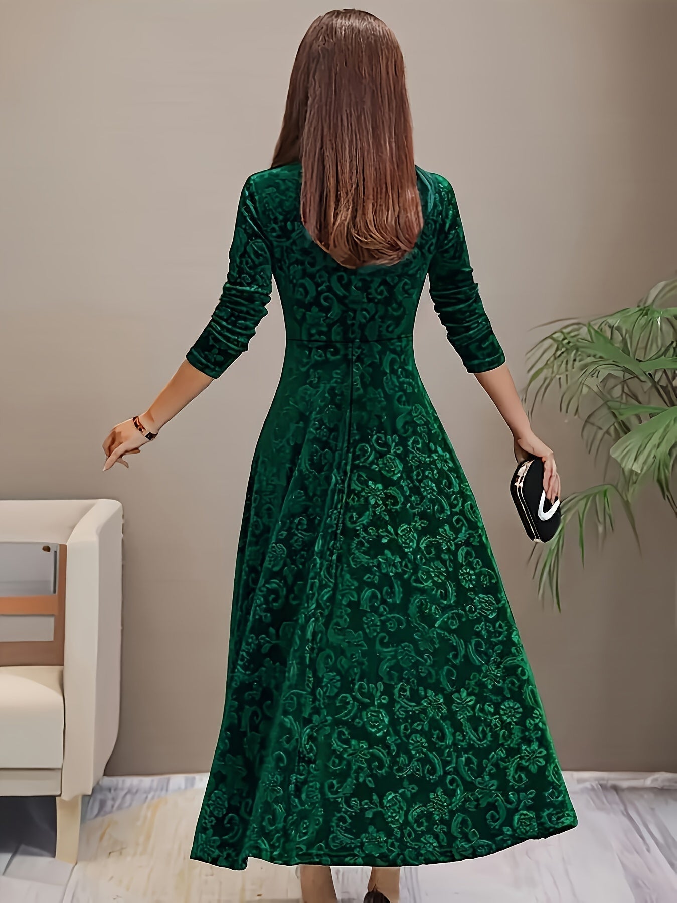 Amery | Women’s Square Neck Party Dress
