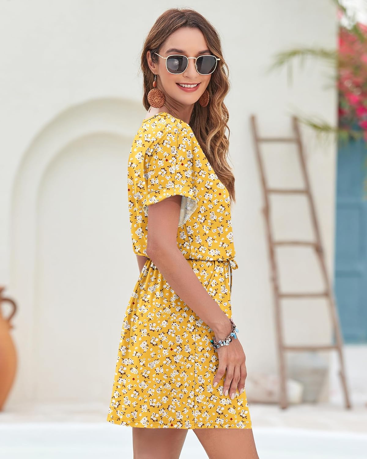 Juliette | Women’s Button Front Mini Dress