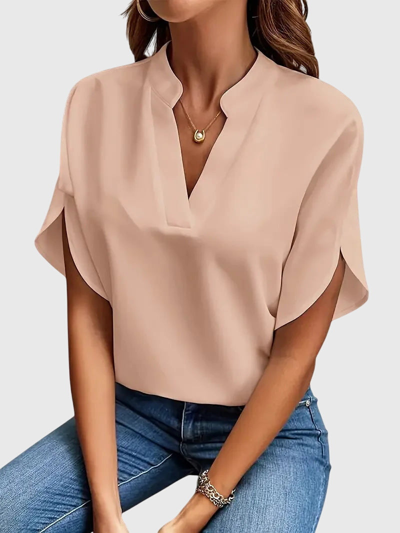 Madison | Women’s Soft Elegant V-Neck Blouse