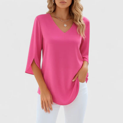 Avelisse | Women’s Relaxed V Neck Blouse