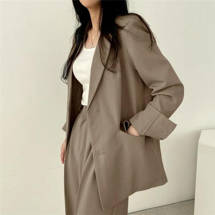 Maris | Women’s Tailored Suit Set with Long Blazer