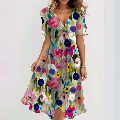 Paisley | Women’s Vibrant Midi Dress