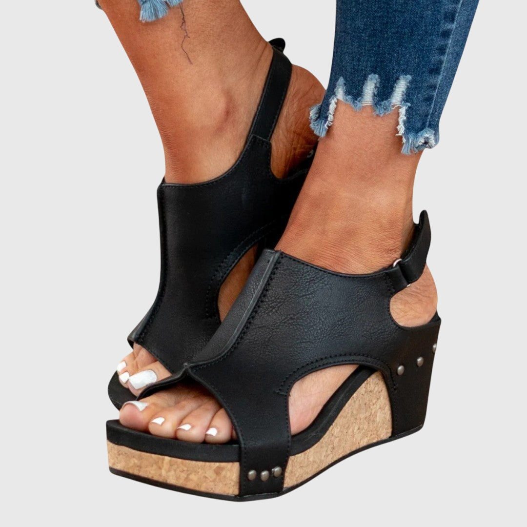 Marla | Women’s Orthopedic Cutout Wedge Sandals