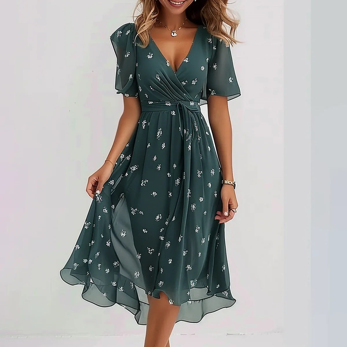 Paisley | Women’s Vibrant Midi Dress
