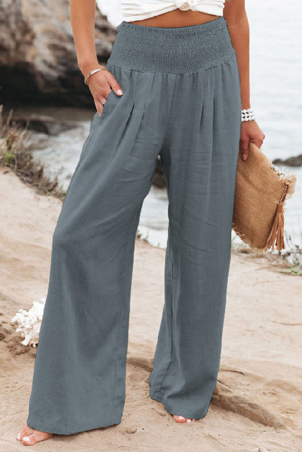 Sienna | Women’s High Waist Wide Leg Trousers