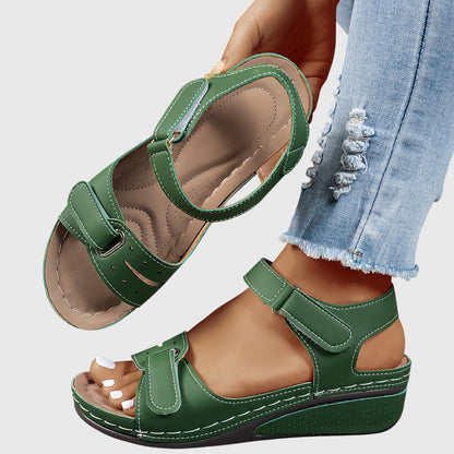Bexley | Women’s Orthopedic Adjustable Wedge Sandals