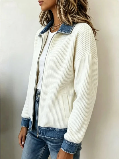 Maribel | Women’s Ribbed Knit Jacket