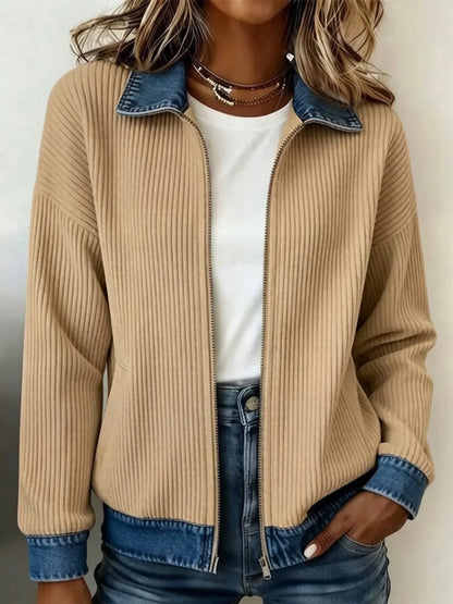 Maribel | Women’s Ribbed Knit Jacket