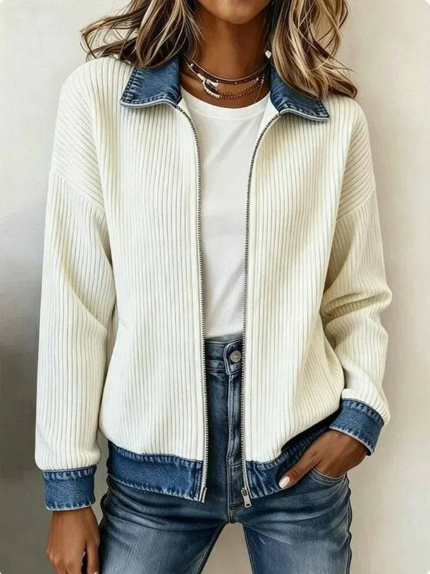 Maribel | Women’s Ribbed Knit Jacket