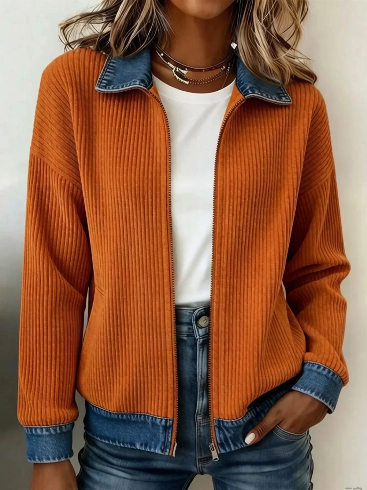 Maribel | Women’s Ribbed Knit Jacket
