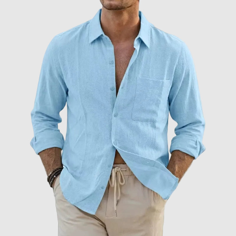 Wesley | Men’s Lightweight Linen Shirt