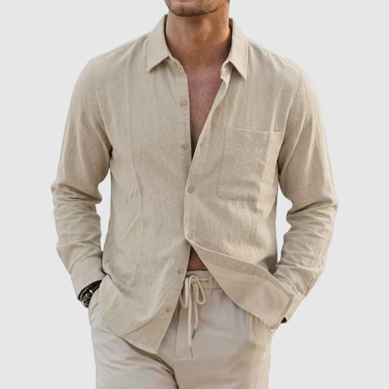 Wesley | Men’s Lightweight Linen Shirt