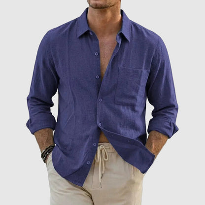 Wesley | Men’s Lightweight Linen Shirt