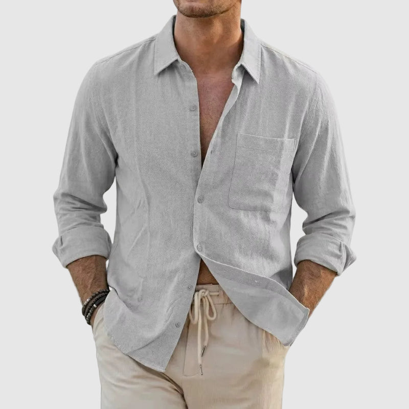 Wesley | Men’s Lightweight Linen Shirt