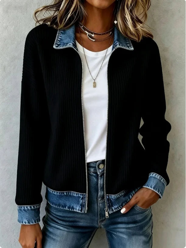 Maribel | Women’s Ribbed Knit Jacket