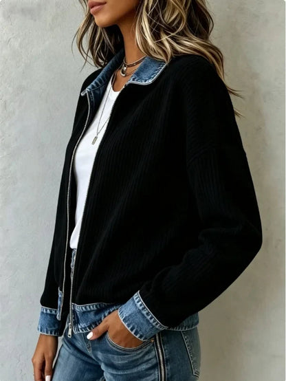 Maribel | Women’s Ribbed Knit Jacket