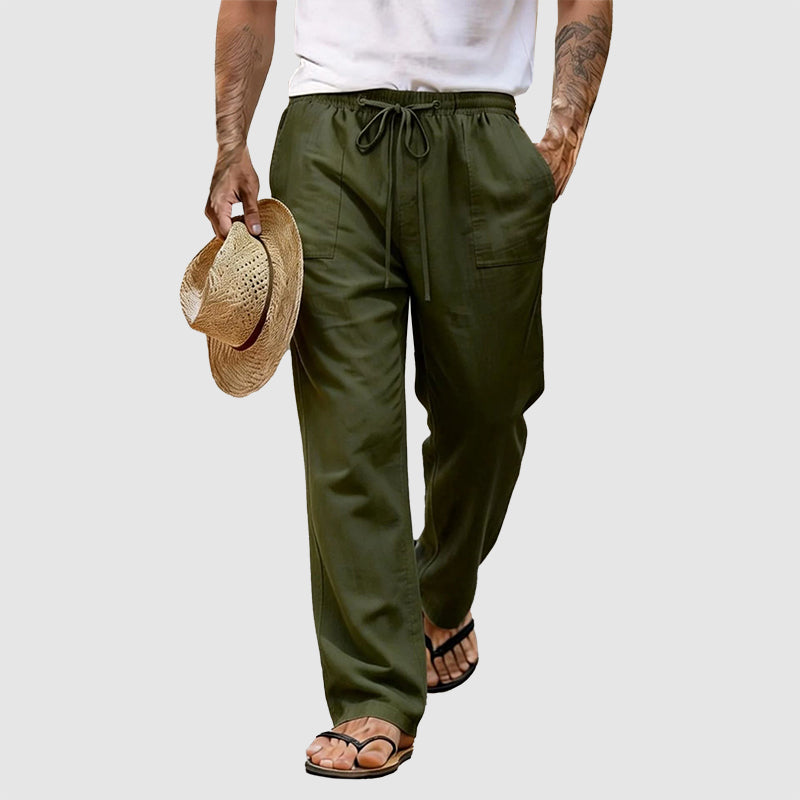 Darwin | Men’s Linen Drawstring Pants