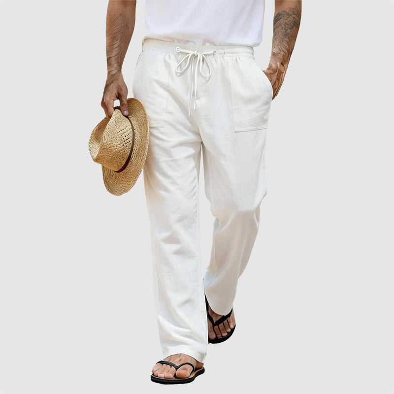 Darwin | Men’s Linen Drawstring Pants