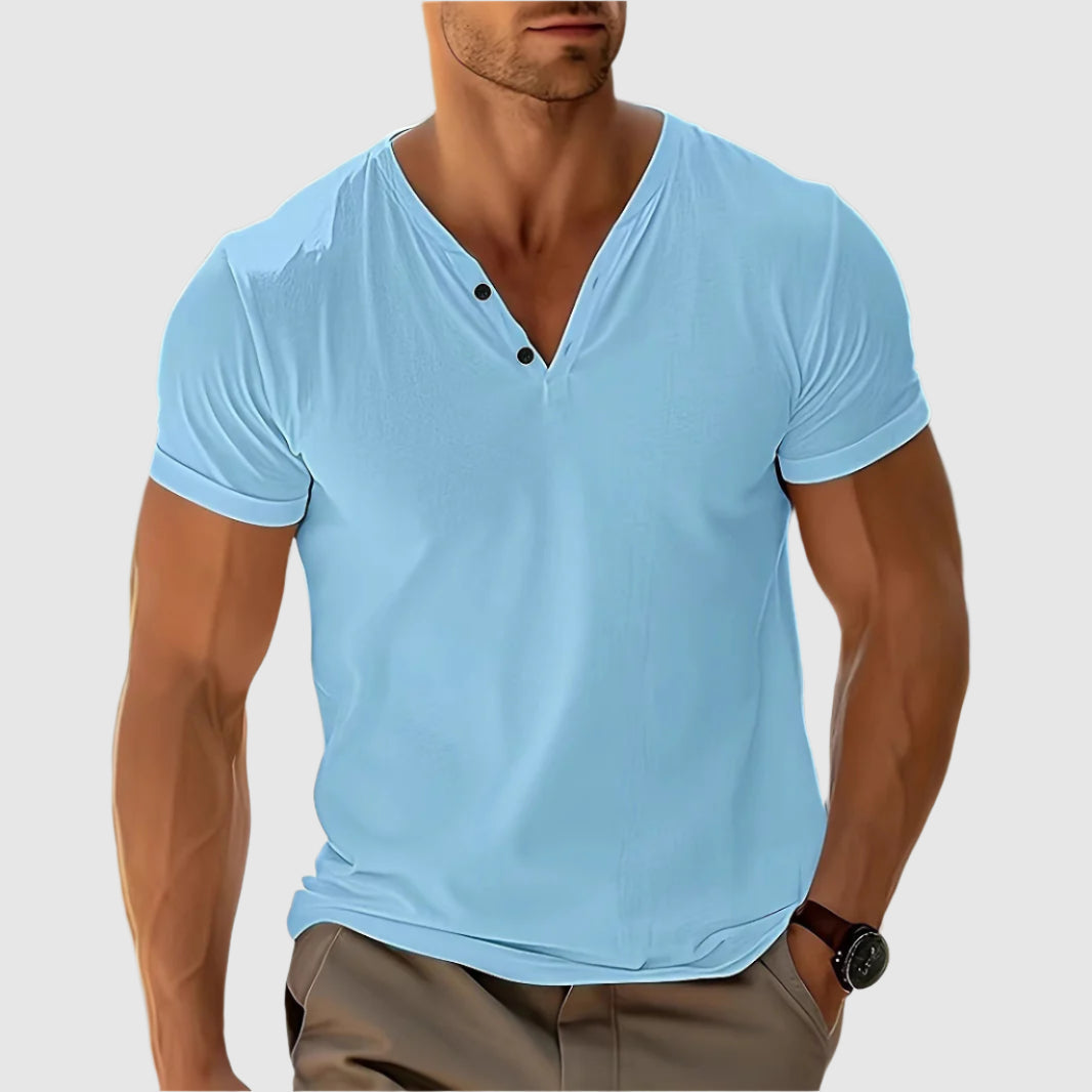 Dawson | Men’s Short Sleeve Henley Shirt