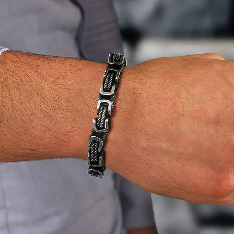 Gino | Men’s Byzantine Twisted Link Bracelet