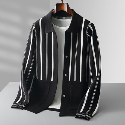 Baylor | Men’s Button-Up Knit Cardigan