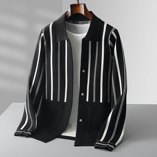 Baylor | Men’s Button-Up Knit Cardigan