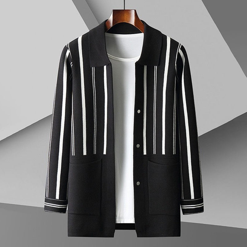 Baylor | Men’s Button-Up Knit Cardigan