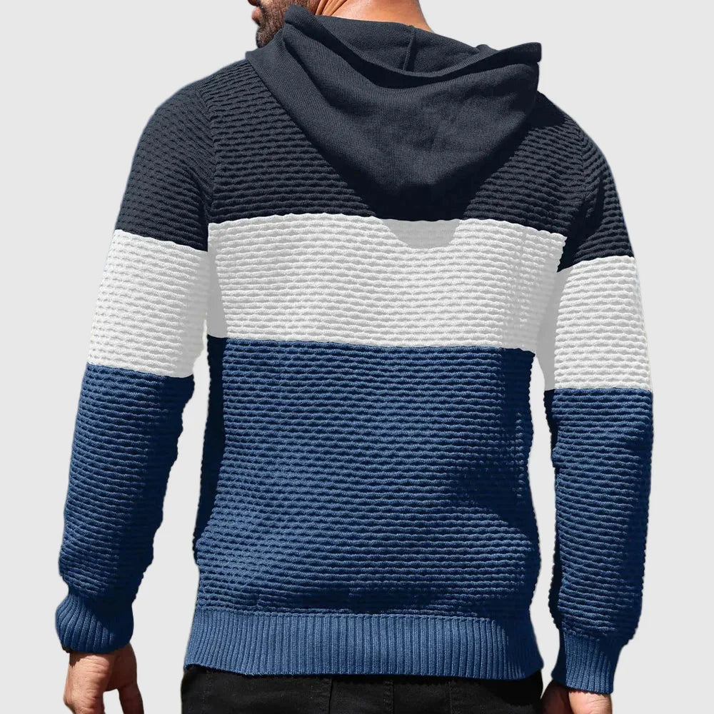 Quincy | Men’s Knit Hooded Jacket