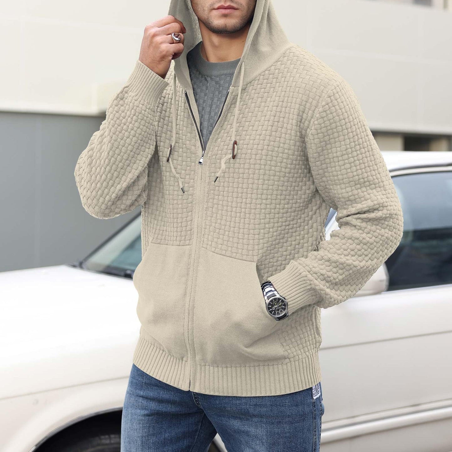 Wilder | Men’s Zip-Up Hooded Jacket